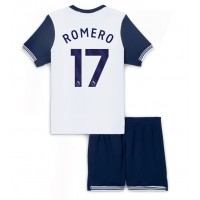 Tottenham Hotspur Cristian Romero #17 Heimtrikotsatz Kinder 2024-25 Kurzarm (+ Kurze Hosen)